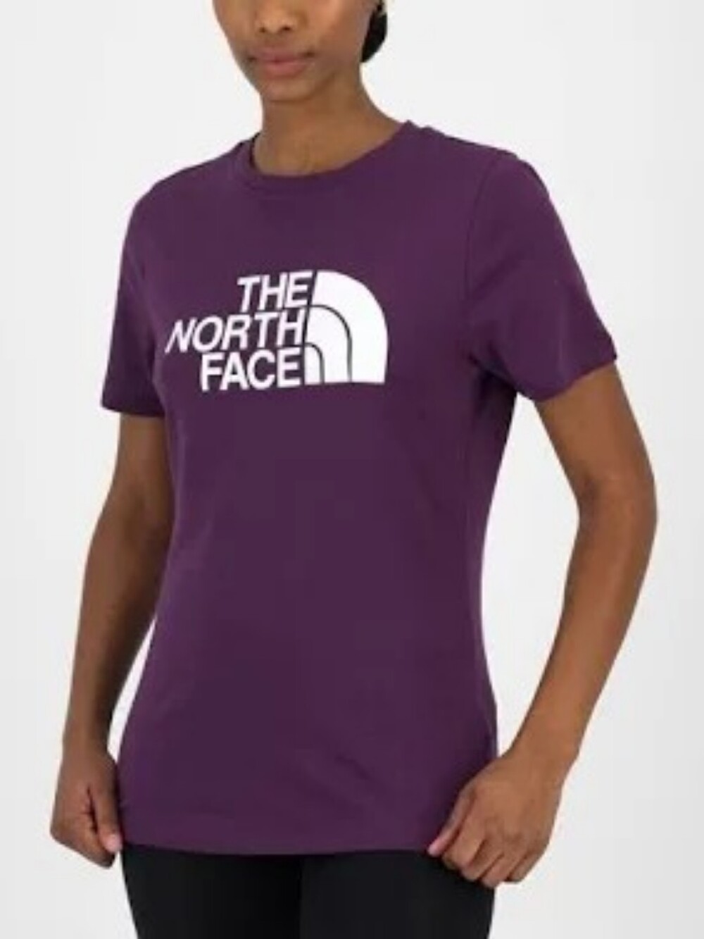 The North Face Half Dome Women's Black Currant Purple Short Sleeve Tshirt Sz M